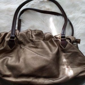 $40 Danier Leather Metallic Handbag